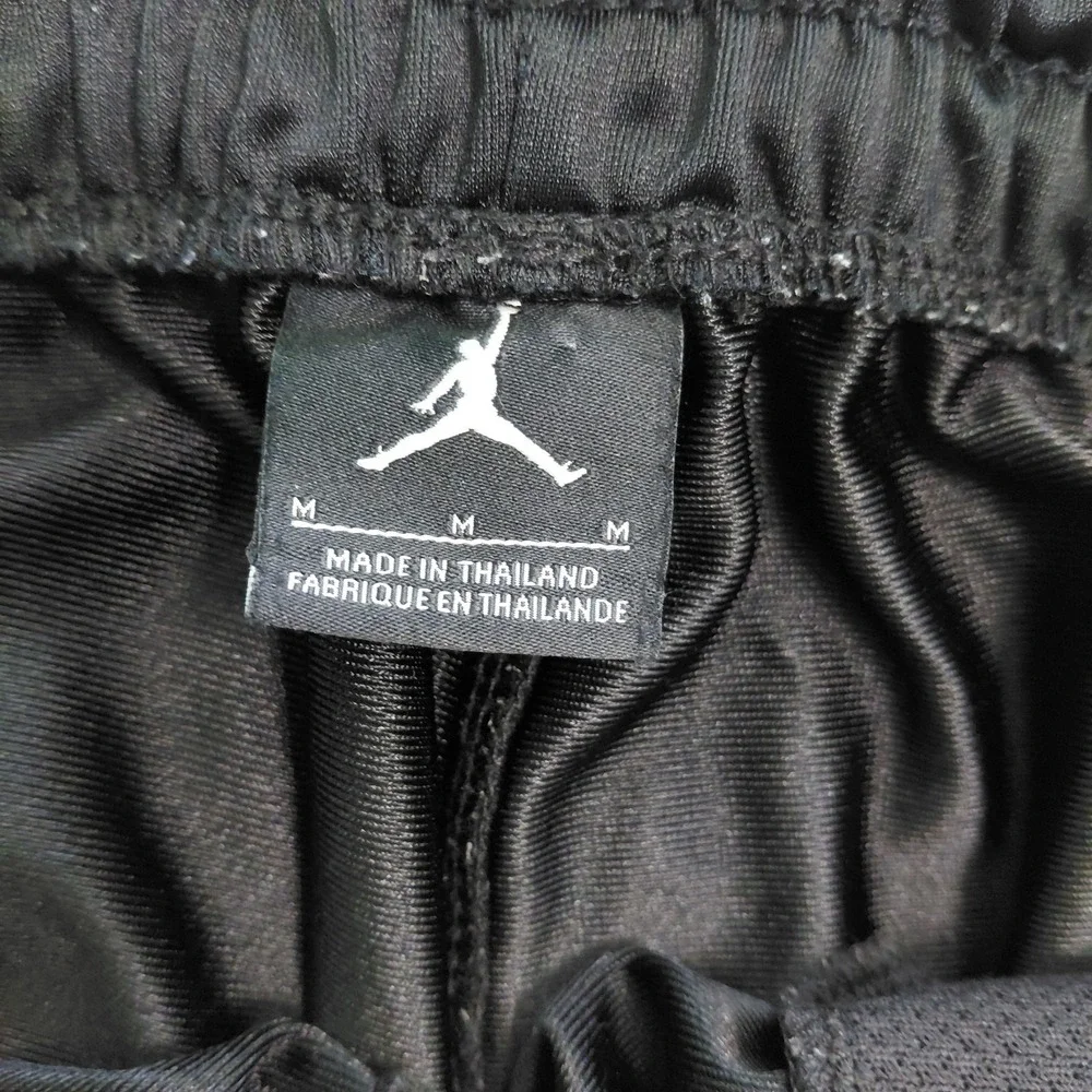 Air Jordan Shorts Jumpman Basketball Mens Size Medium Black Drawstring